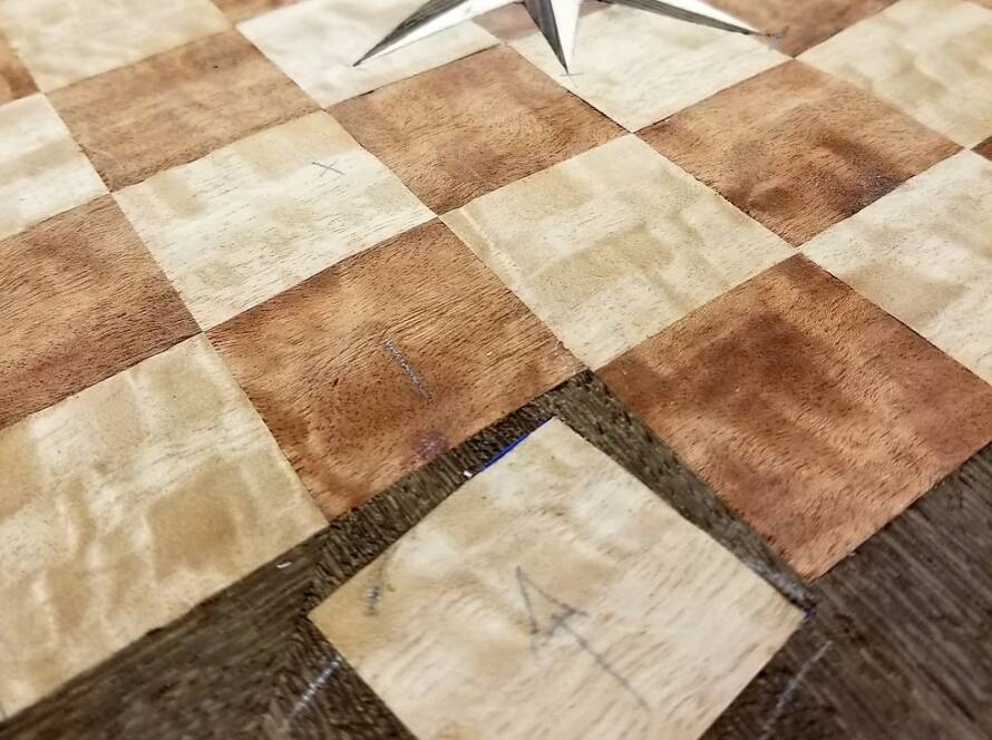 Introduction to Wood Veneering with a Unique Chessboard - Image 1