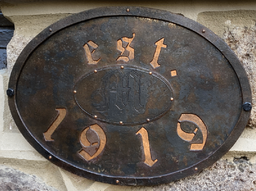 Make a Brass and Steel House Plaque - Image 1