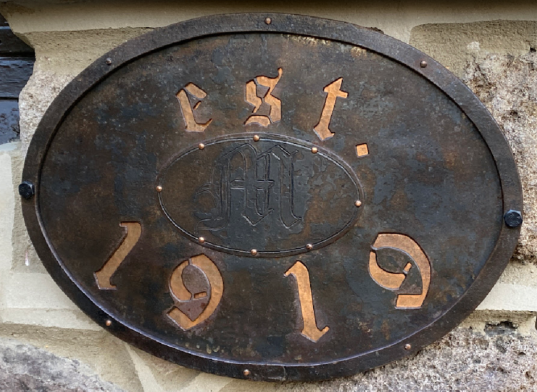 Make a Brass and Steel House Plaque - Image 1