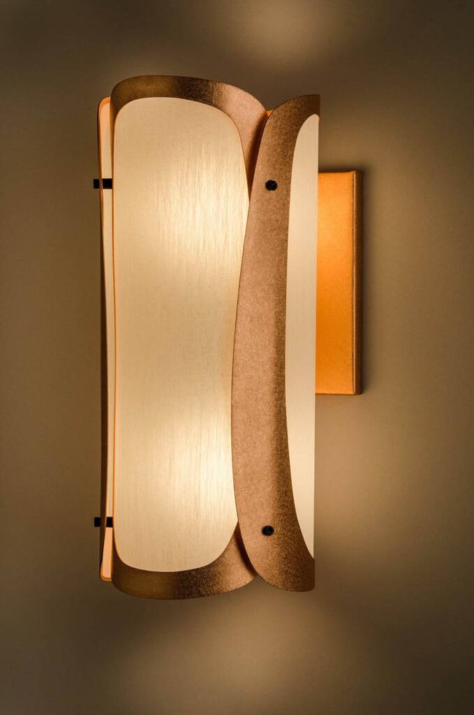 Copper Wall Sconce - Image 1