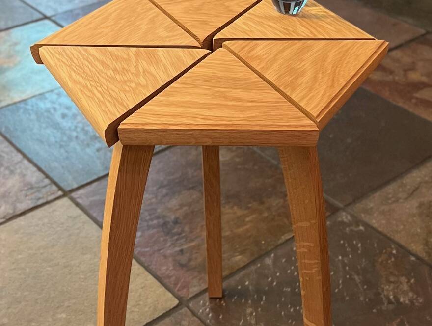 Daisy Side Table: Building Confidence for the Beginning Woodworker - Image 1