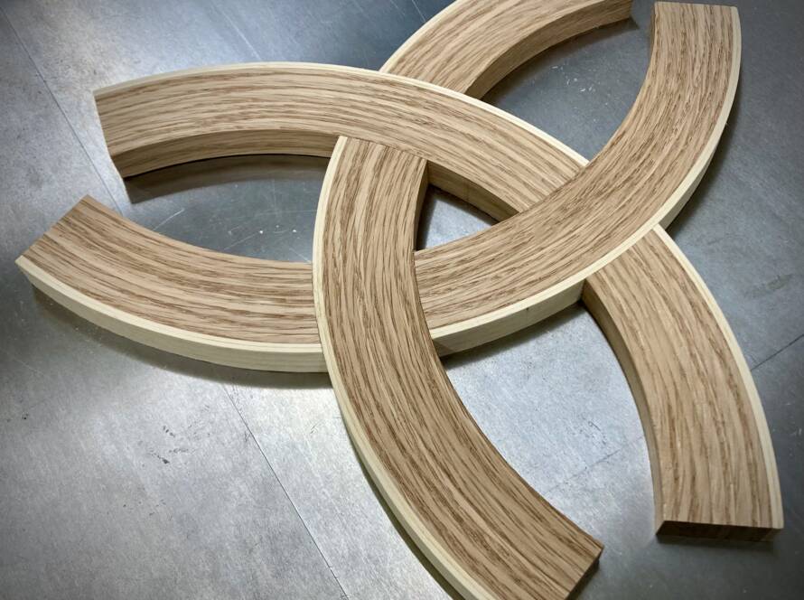 Bent Lamination Trivet - Image 1